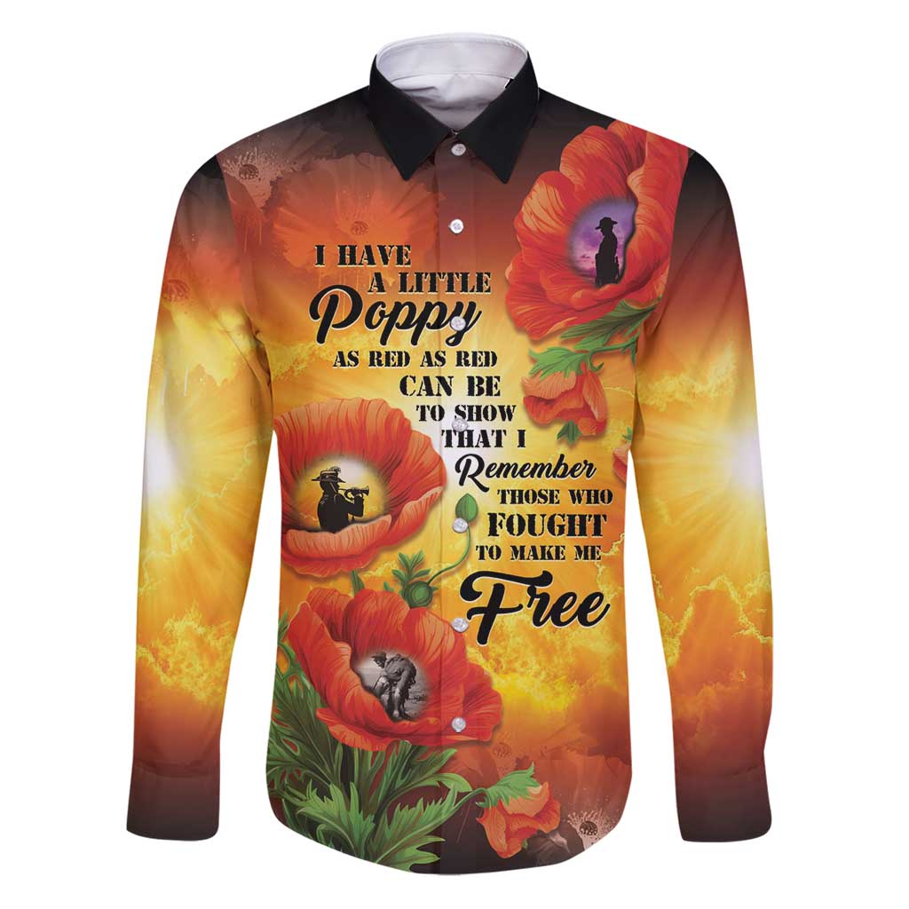 ANZAC Day Red Poppy Family Matching Puletasi and Hawaiian Shirt Honoring The ANZAC Spirit