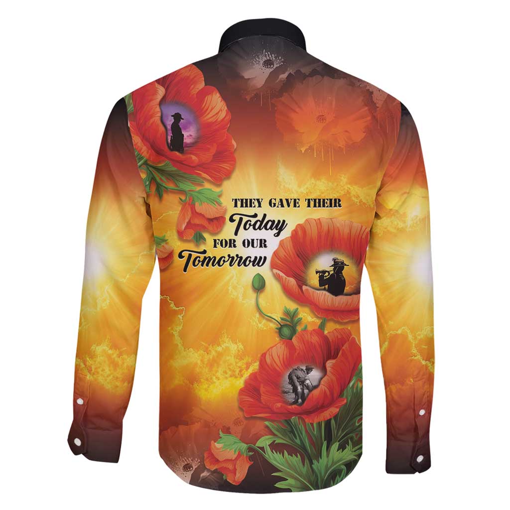 ANZAC Day Red Poppy Family Matching Summer Maxi Dress and Hawaiian Shirt Honoring The ANZAC Spirit