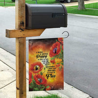 ANZAC Day Red Poppy Garden Flag Honoring The ANZAC Spirit