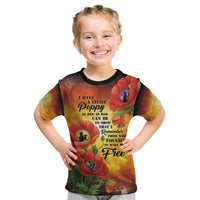 ANZAC Day Red Poppy Kid T Shirt Honoring The ANZAC Spirit