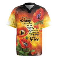 ANZAC Day Red Poppy Rugby Jersey Honoring The ANZAC Spirit LT05 Orange - Polynesian Pride