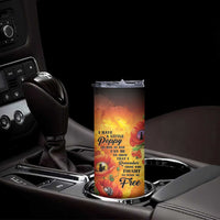 ANZAC Day Red Poppy Skinny Tumbler Honoring The ANZAC Spirit LT05 - Polynesian Pride