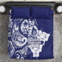 Guam Chief Quipuha Bedding Set Polynesian Pattern With Guasali Flowers