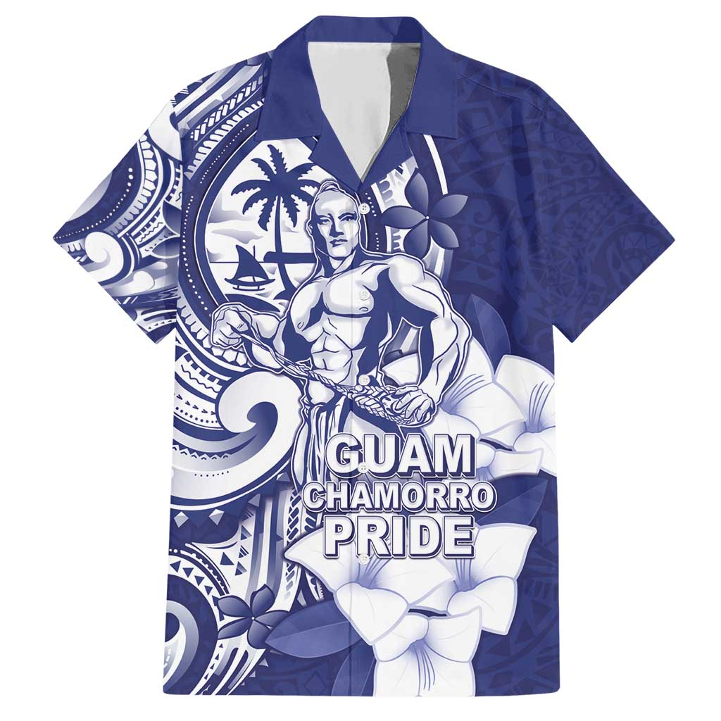 Guam Chief Quipuha Family Matching Short Sleeve Bodycon Dress and Hawaiian Shirt Polynesian Pattern With Guasali Flowers