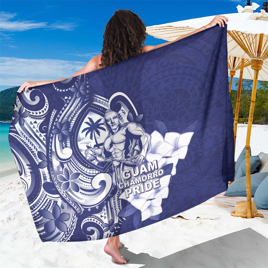 Guam Chief Quipuha Sarong Polynesian Pattern With Guasali Flowers