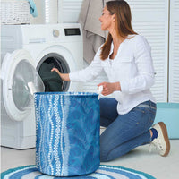 Hawaii Prince Kuhio Laundry Basket Blue Hawaiian Lau Maia With Leis