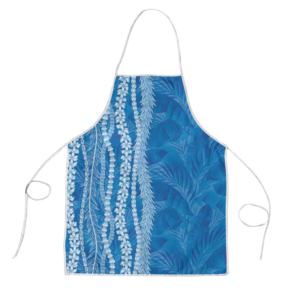 Hawaii Prince Kuhio Apron Blue Hawaiian Lau Maia With Leis