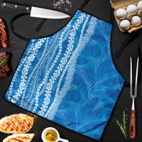 Hawaii Prince Kuhio Apron Blue Hawaiian Lau Maia With Leis
