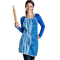 Hawaii Prince Kuhio Apron Blue Hawaiian Lau Maia With Leis