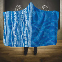 Hawaii Prince Kuhio Hooded Blanket Blue Hawaiian Lau Maia With Leis