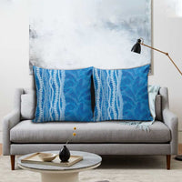 Hawaii Prince Kuhio Pillow Cover Blue Hawaiian Lau Maia With Leis LT05 - Polynesian Pride