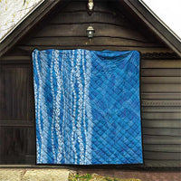 Hawaii Prince Kuhio Quilt Blue Hawaiian Lau Maia With Leis