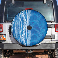 Hawaii Prince Kuhio Spare Tire Cover Blue Hawaiian Lau Maia With Leis