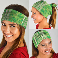 Hawaii Prince Kuhio Neck Gaiter Lime Green Hawaiian Lau Maia With Leis LT05 - Polynesian Pride