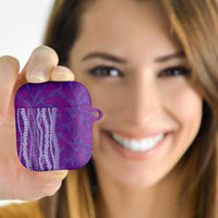 Hawaii Prince Kuhio AirPods Case Violet Hawaiian Lau Maia With Leis LT05 - Polynesian Pride