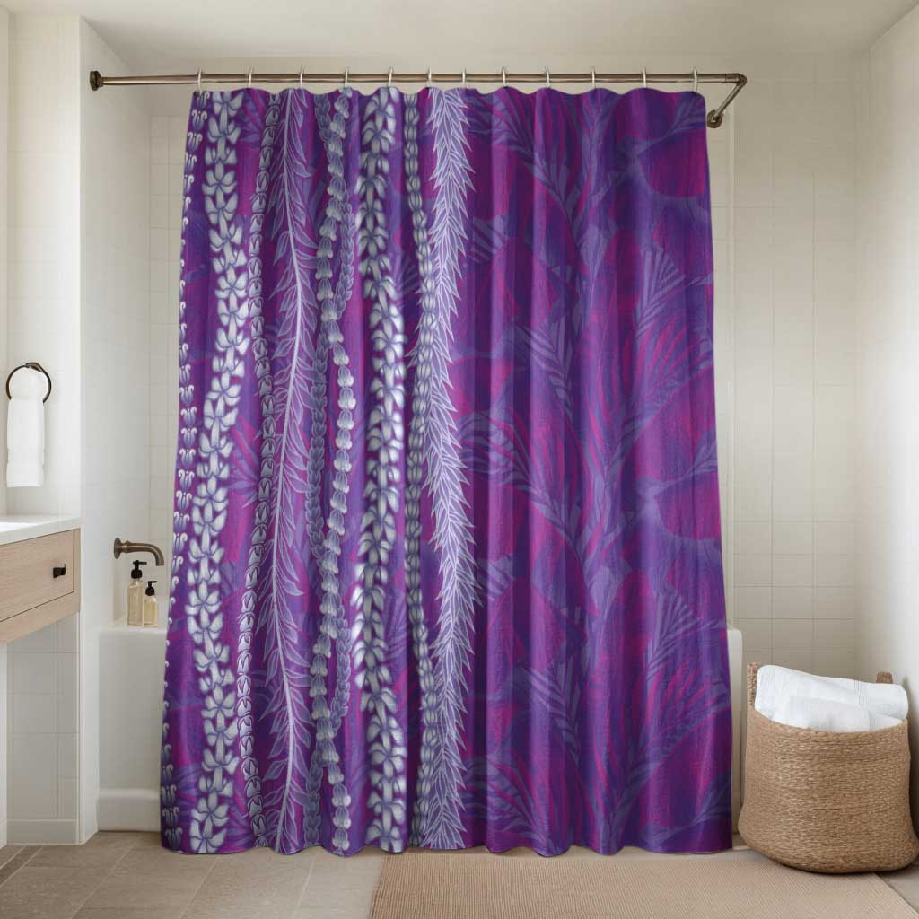 Hawaii Prince Kuhio Bathroom Set Violet Hawaiian Lau Maia With Leis