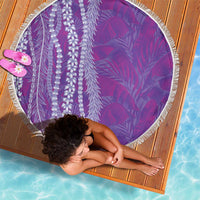 Hawaii Prince Kuhio Beach Blanket Violet Hawaiian Lau Maia With Leis
