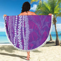 Hawaii Prince Kuhio Beach Blanket Violet Hawaiian Lau Maia With Leis
