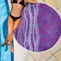 Hawaii Prince Kuhio Beach Blanket Violet Hawaiian Lau Maia With Leis