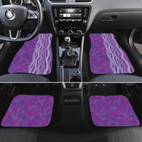 Hawaii Prince Kuhio Car Mats Violet Hawaiian Lau Maia With Leis