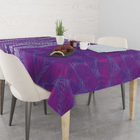 Hawaii Prince Kuhio Tablecloth Violet Hawaiian Lau Maia With Leis