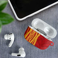 Hawaii Prince Kuhio AirPods Case Red Hawaiian Lau Maia With Leis LT05 - Polynesian Pride