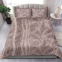 Hawaii Prince Kuhio Bedding Set Mocha Hawaiian Lau Maia With Leis