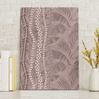 Hawaii Prince Kuhio Canvas Wall Art Mocha Hawaiian Lau Maia With Leis