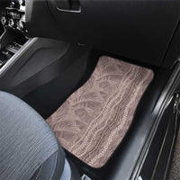 Hawaii Prince Kuhio Car Mats Mocha Hawaiian Lau Maia With Leis LT05 - Polynesian Pride