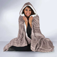 Hawaii Prince Kuhio Hooded Blanket Mocha Hawaiian Lau Maia With Leis
