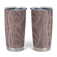 Hawaii Prince Kuhio Tumbler Cup Mocha Hawaiian Lau Maia With Leis