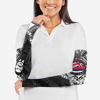 Personalised Hawaii Prince Kuhio Arm Sleeves Hawaiian Maile Lei