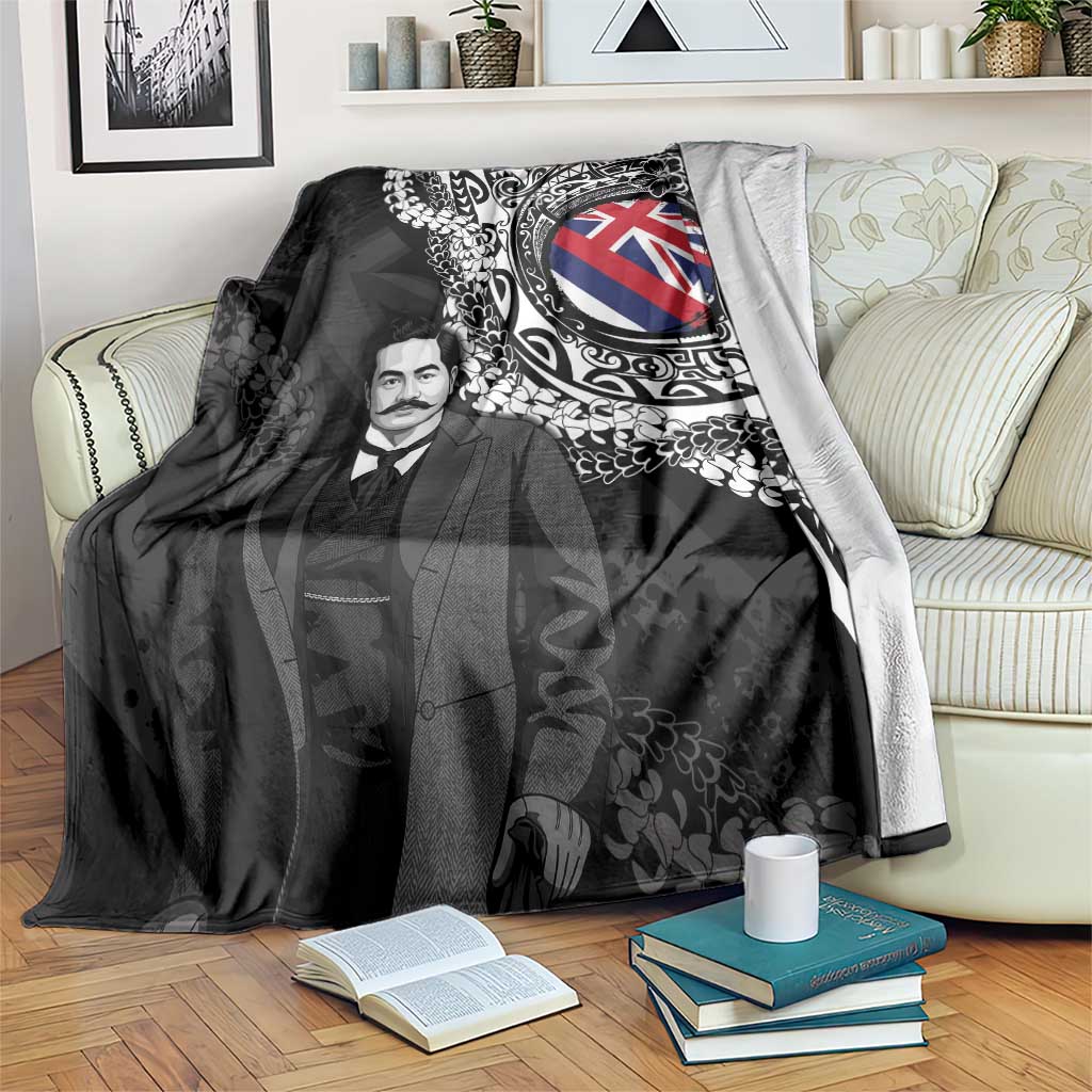 Hawaii Prince Kuhio Blanket Hawaiian Maile Lei