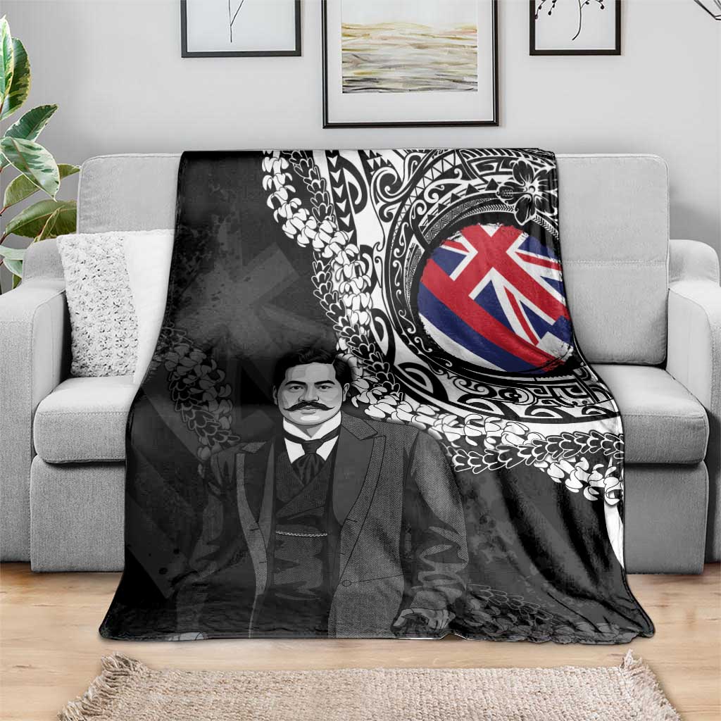 Hawaii Prince Kuhio Blanket Hawaiian Maile Lei