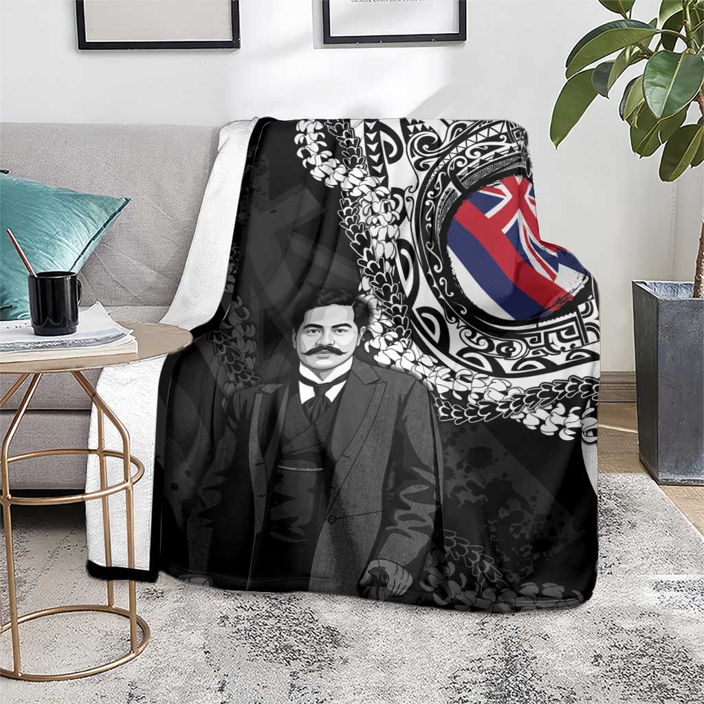 Hawaii Prince Kuhio Blanket Hawaiian Maile Lei