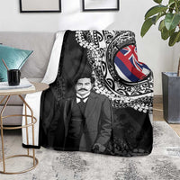 Hawaii Prince Kuhio Blanket Hawaiian Maile Lei
