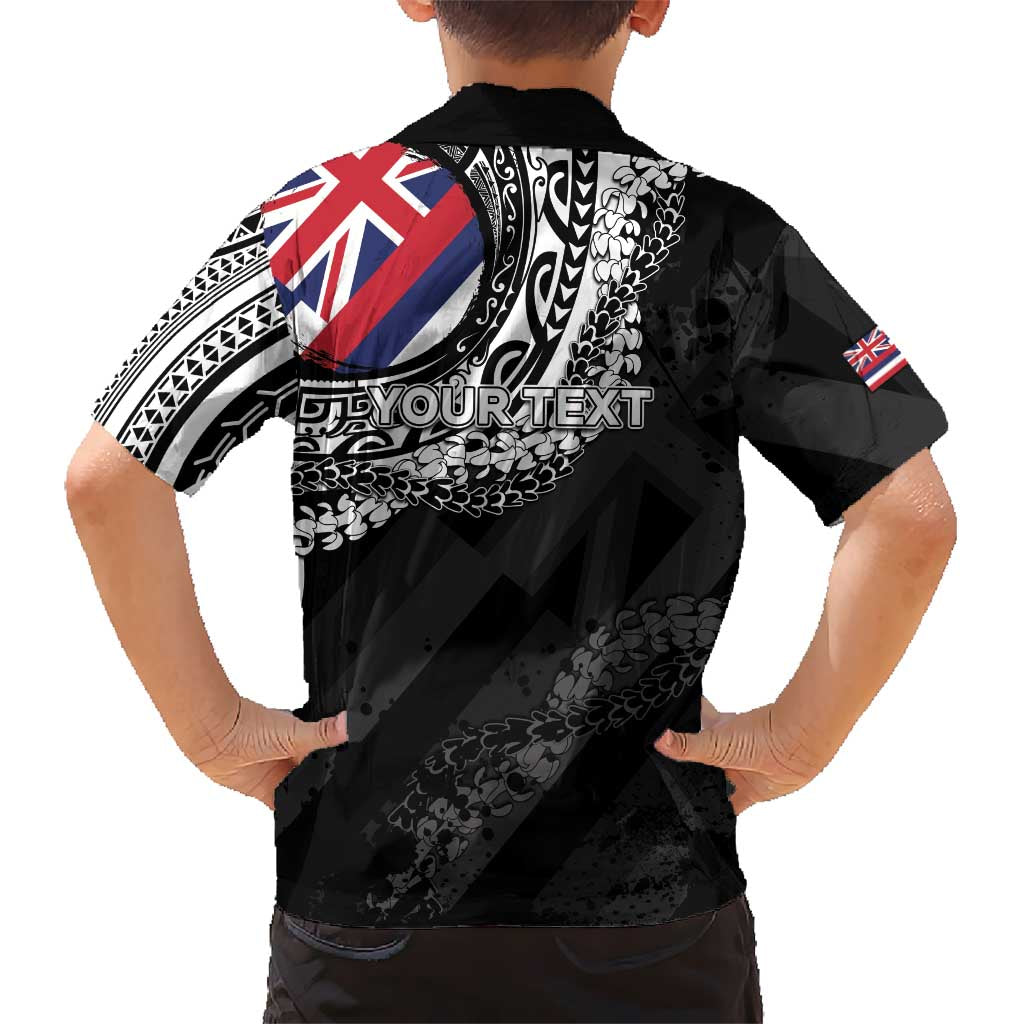 Personalised Hawaii Prince Kuhio Family Matching Puletasi and Hawaiian Shirt Hawaiian Maile Lei