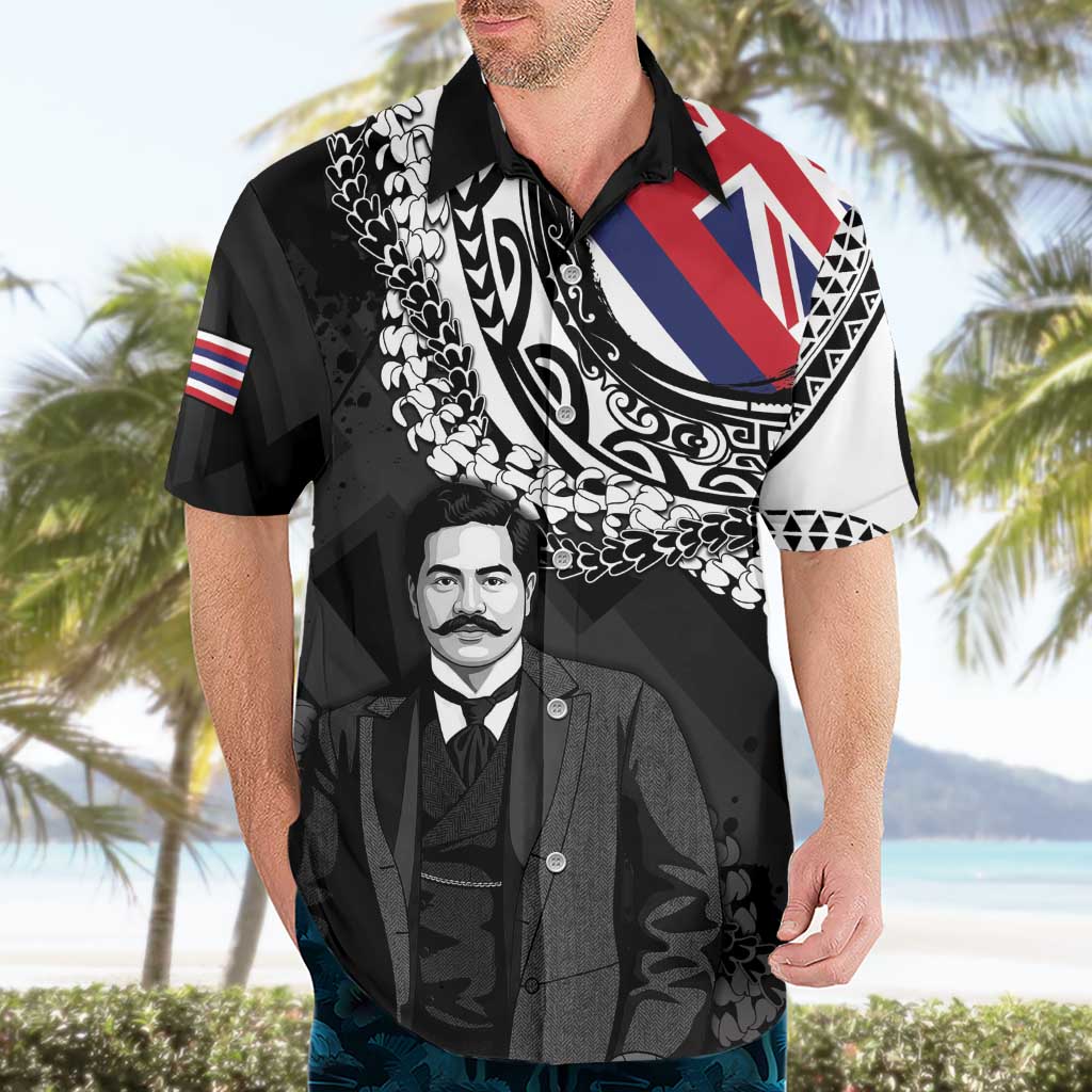 Personalised Hawaii Prince Kuhio Hawaiian Shirt Hawaiian Maile Lei