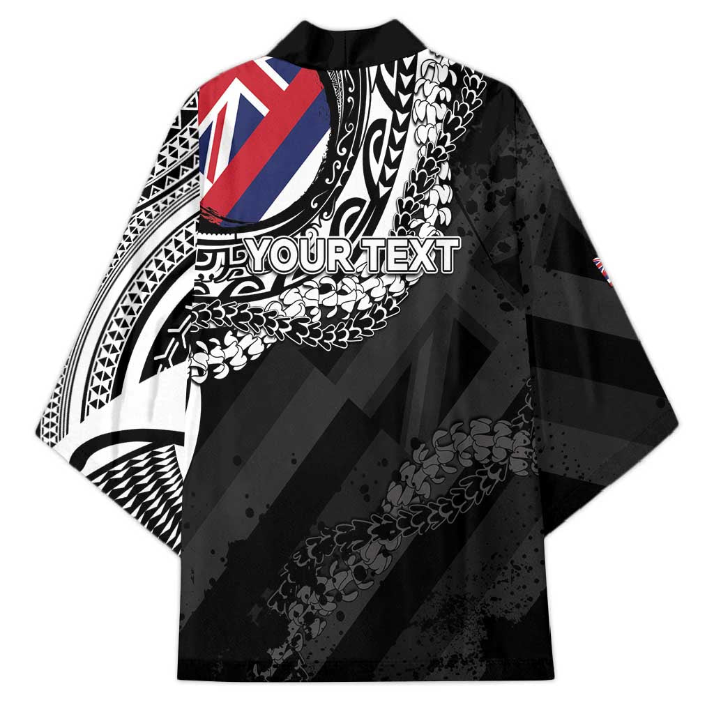 Personalised Hawaii Prince Kuhio Kimono Hawaiian Maile Lei