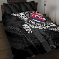 Hawaii Prince Kuhio Quilt Bed Set Hawaiian Maile Lei