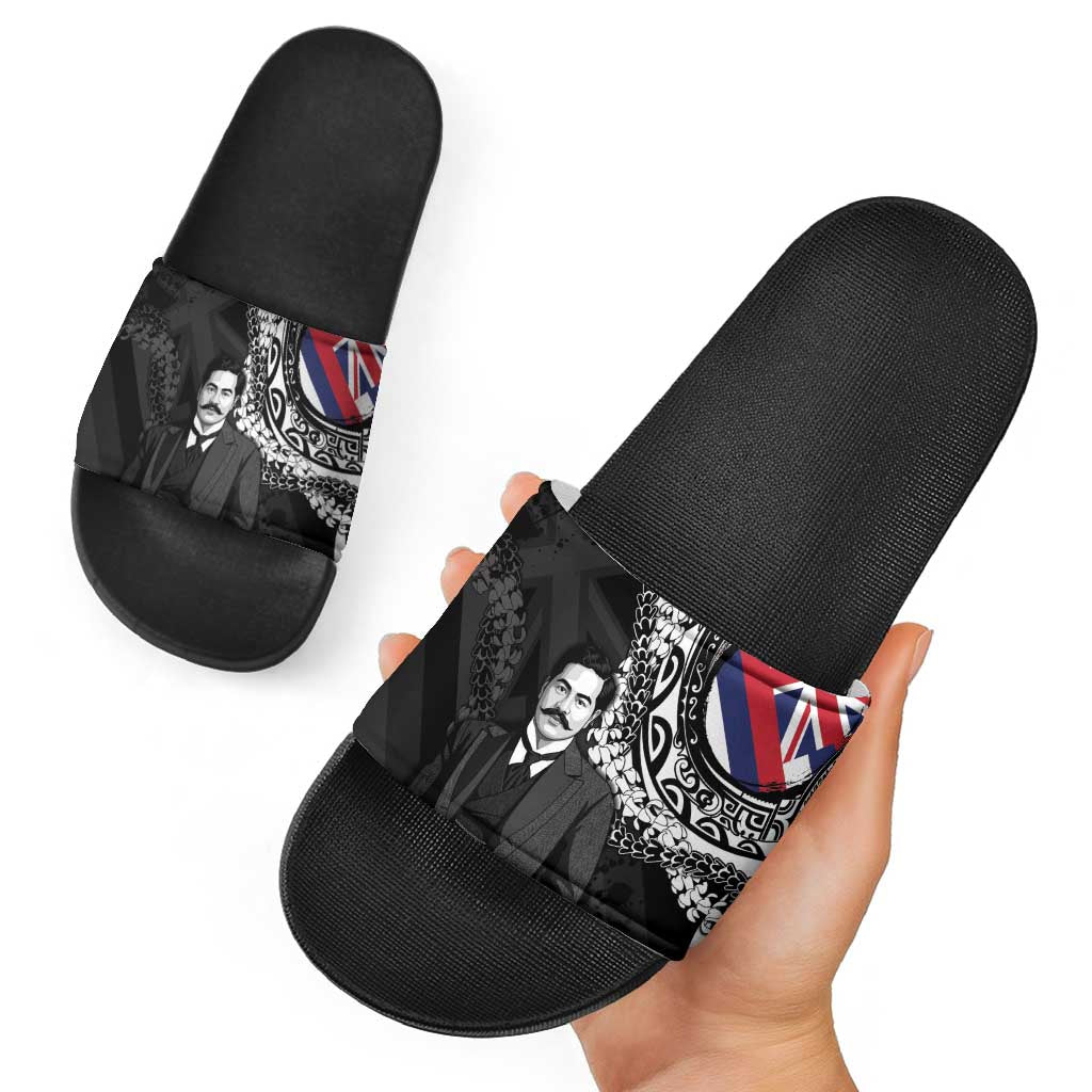 Hawaii Prince Kuhio Slide Sandals Hawaiian Maile Lei LT05 - Polynesian Pride