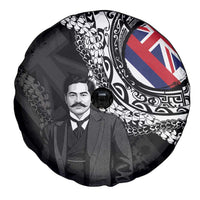 Hawaii Prince Kuhio Spare Tire Cover Hawaiian Maile Lei