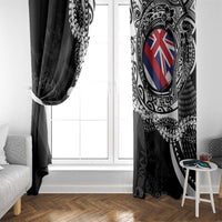Hawaii Prince Kuhio Window Curtain Hawaiian Maile Lei