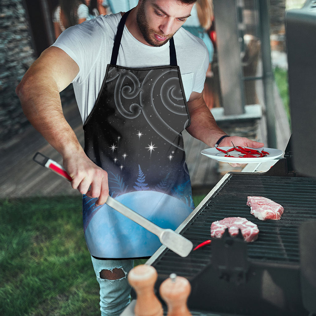 New Zealand Matariki Apron Pleiades Star Cluster Blue Galaxy