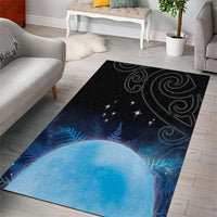 New Zealand Matariki Area Rug Pleiades Star Cluster Blue Galaxy LT05 - Polynesian Pride