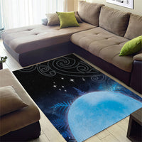 New Zealand Matariki Area Rug Pleiades Star Cluster Blue Galaxy LT05 - Polynesian Pride