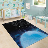 New Zealand Matariki Area Rug Pleiades Star Cluster Blue Galaxy LT05 - Polynesian Pride