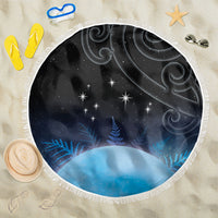New Zealand Matariki Beach Blanket Pleiades Star Cluster Blue Galaxy