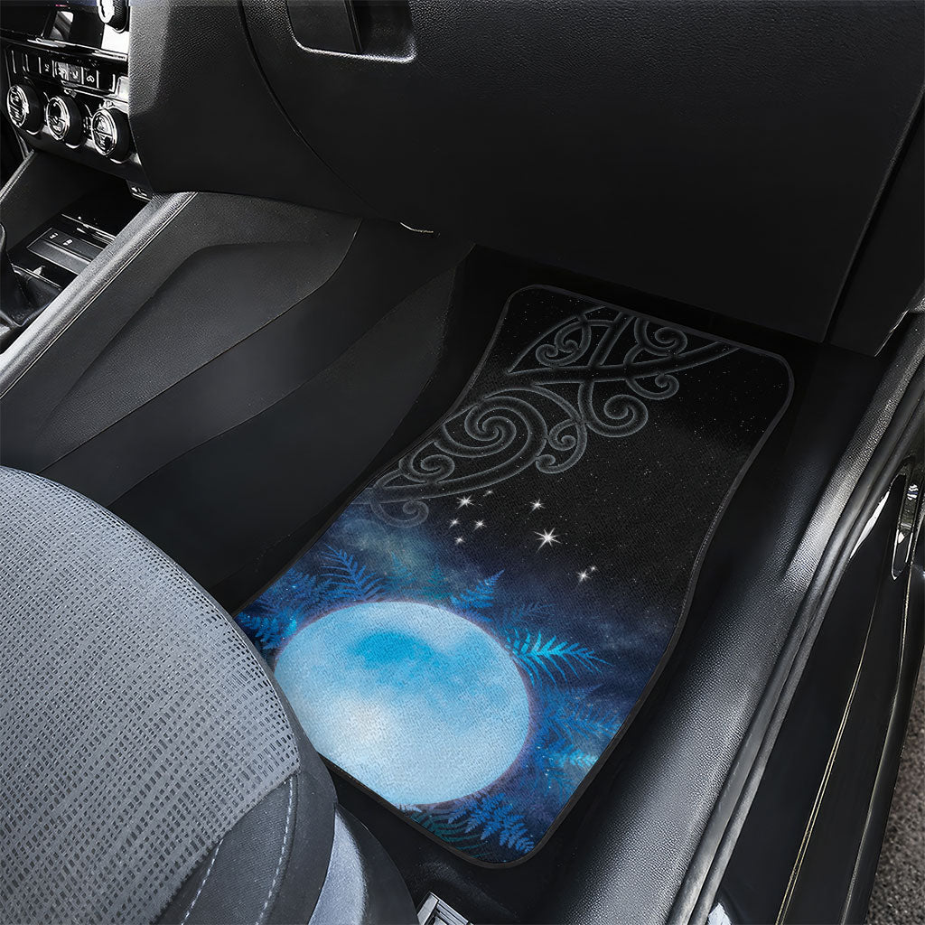 New Zealand Matariki Car Mats Pleiades Star Cluster Blue Galaxy