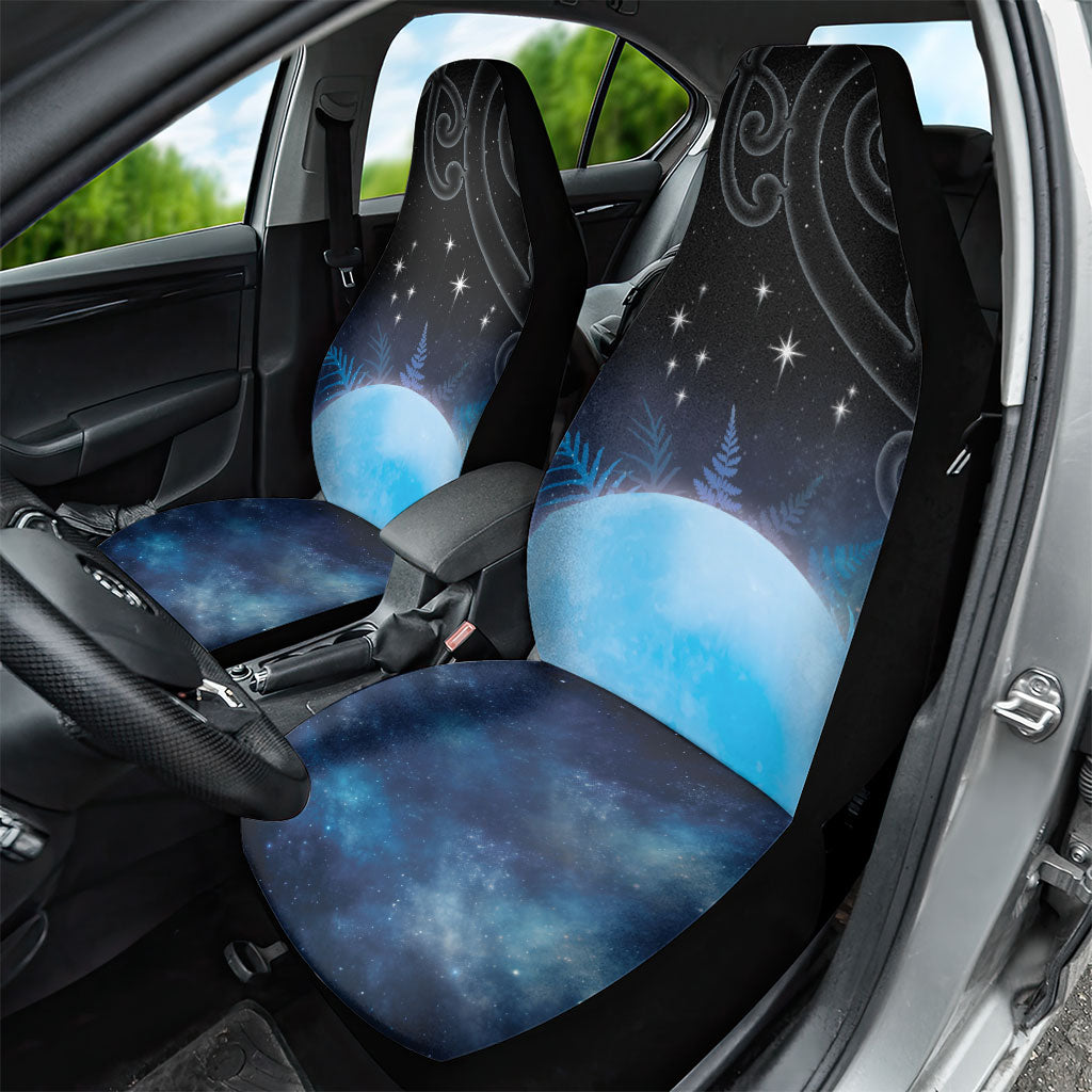 New Zealand Matariki Car Seat Cover Pleiades Star Cluster Blue Galaxy LT05 - Polynesian Pride